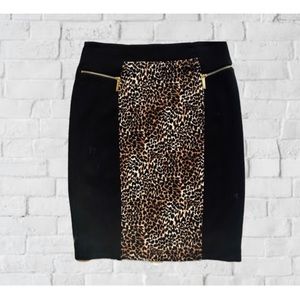 Michael Michael Kors pencil skirt. Leopard print